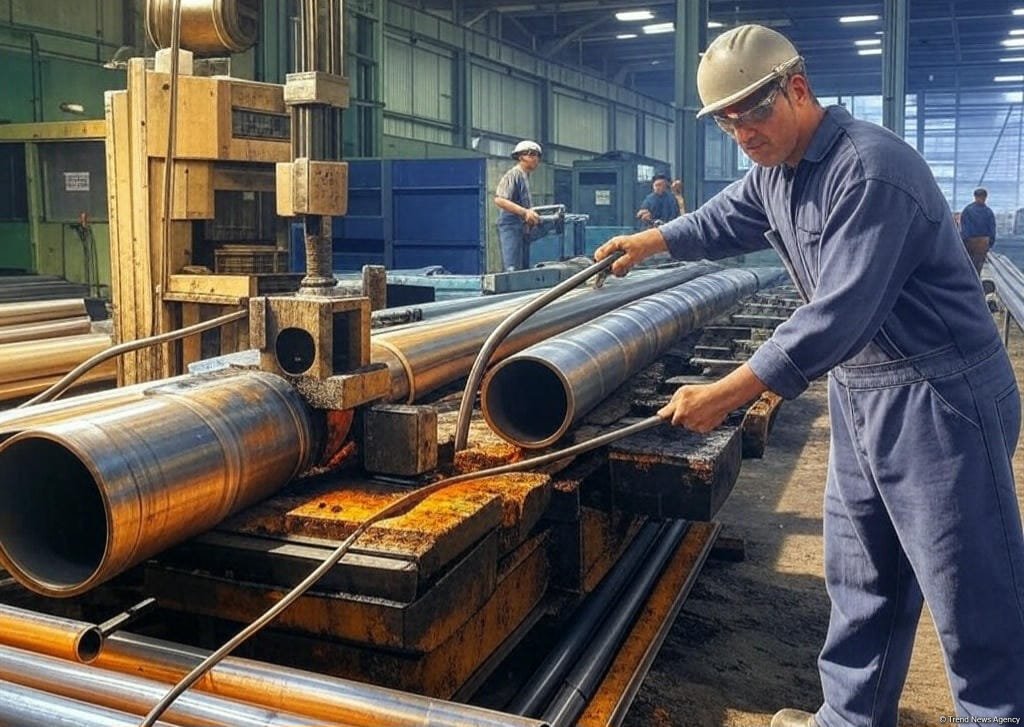 Azərbaycanda polad boru istehsalı 65%-dən çox artıb