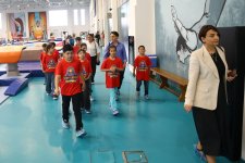 Uşaqlar üçün “İdman gimnastikadan başlayır" estafet yarışları keçirilib (FOTO)