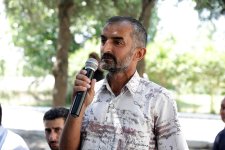 Xaçmazın Pirquluoba kəndində sakinlərin müraciət və təklifləri dinlənilib (FOTO)